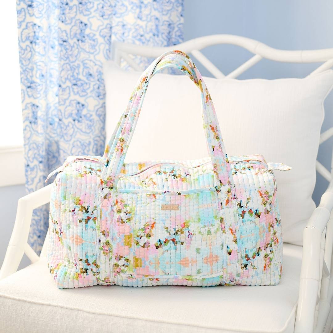 Laura Park Brooks Avenue Signature Quilted Duffle Bag