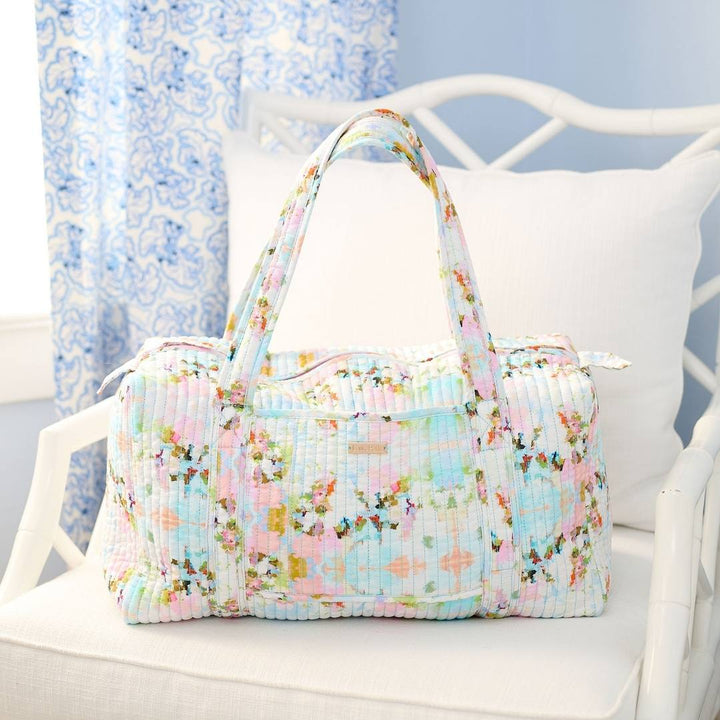 Laura Park Brooks Avenue Signature Quilted Duffle Bag