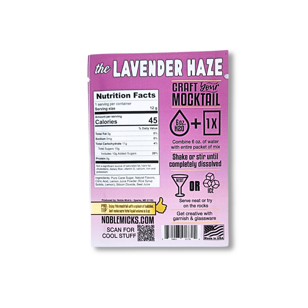 Noble Mick's Lavender Haze Mocktail - Single Serve