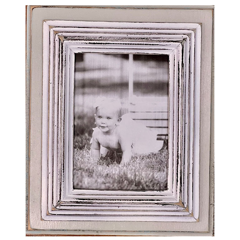 EJR Frame - Little Lo Gray & White 5 x 7