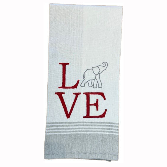 Hanging By A Thread Towel - Love With Elephant