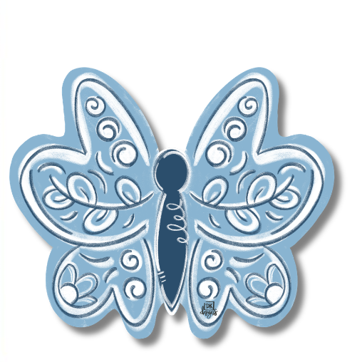 DK Blue Butterfly Mini