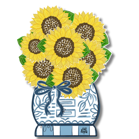 DK Sunflower Flower Pot Mini