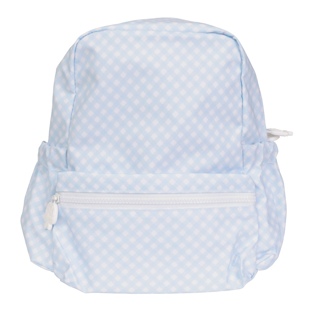 Apple of My Isla Small Backpack - Blue Gingham