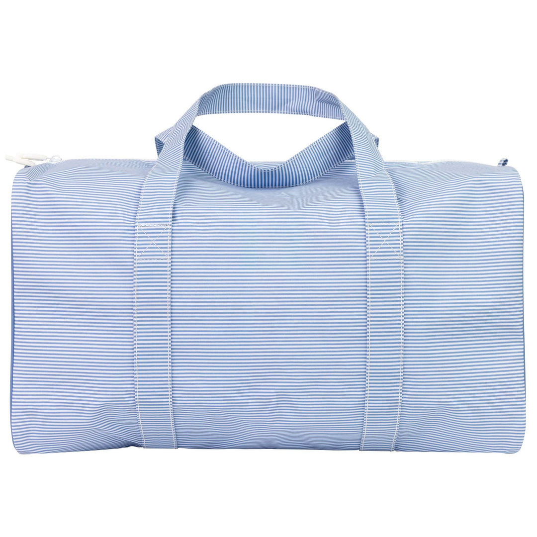 Apple of My Isla Duffle Bag - Navy Mini Stripe