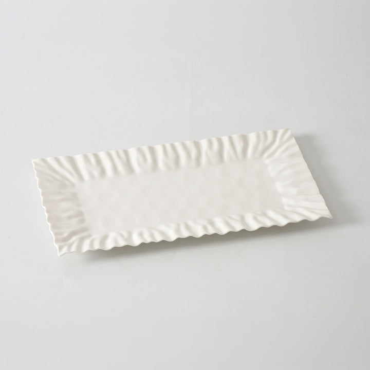Pampa Bay Mascali Bianca Rectangular Tray - White