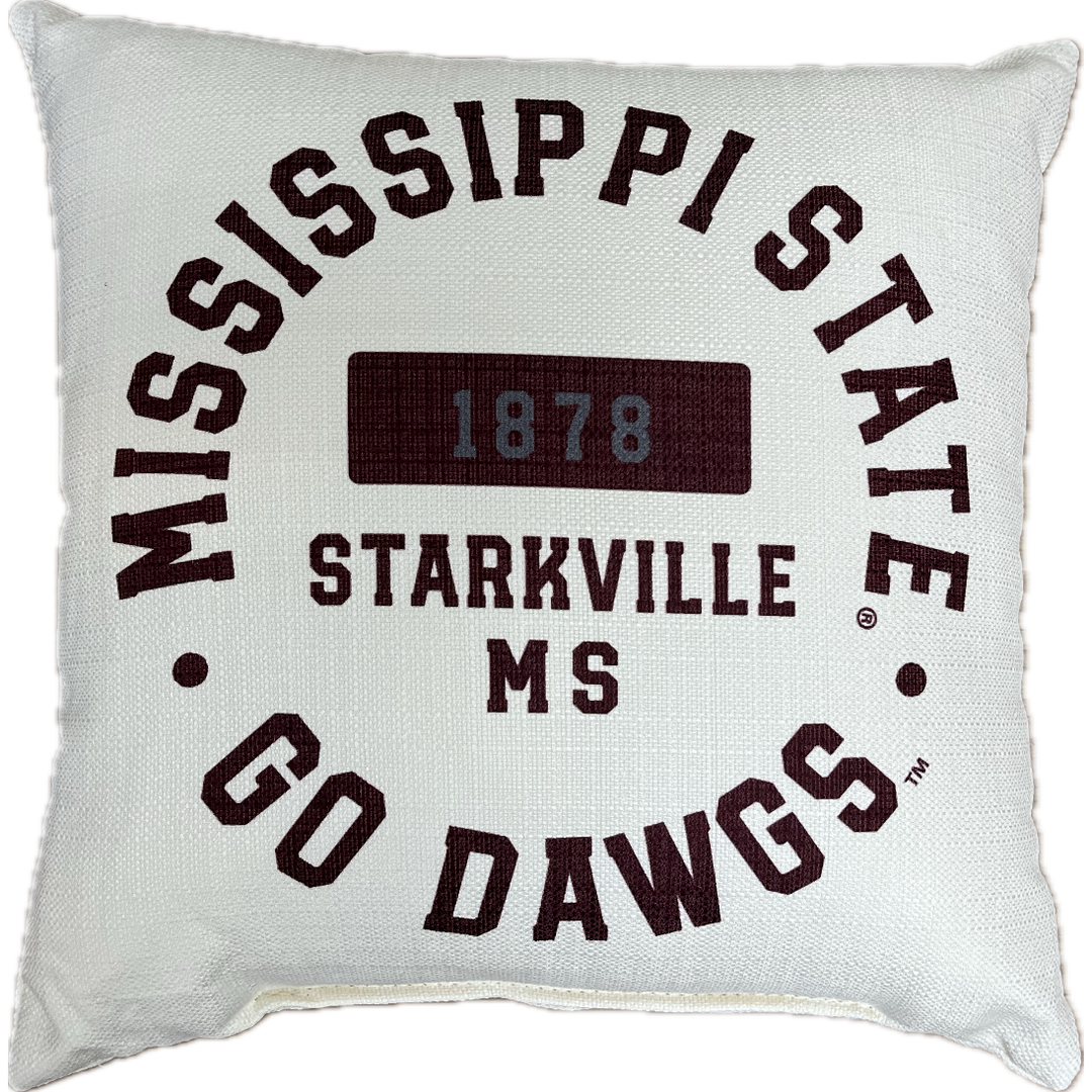 Little Birdie Pillow - Mississippi State Athletic Circle