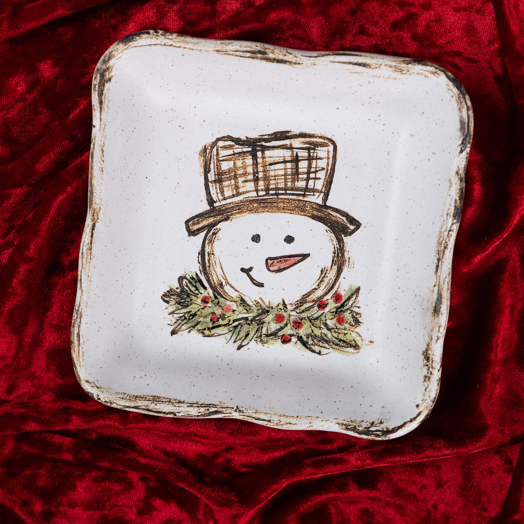 Etta B Mr. Snowman Square