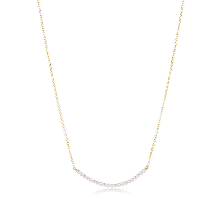 enewton  16" Necklace Gold - Beaded Bliss Small Pearl