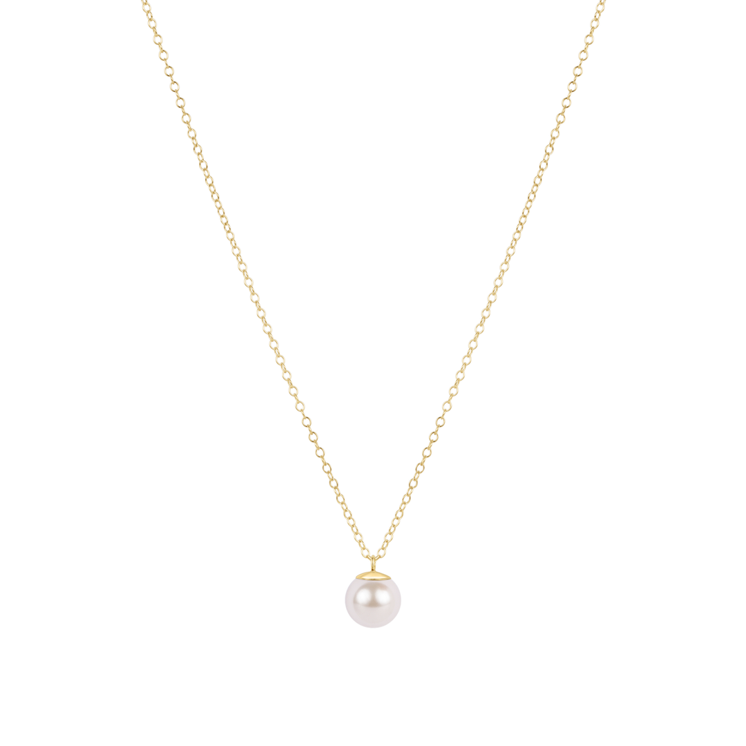 enewton 16" Necklace Gold - Classic Pearl 8mm Charm