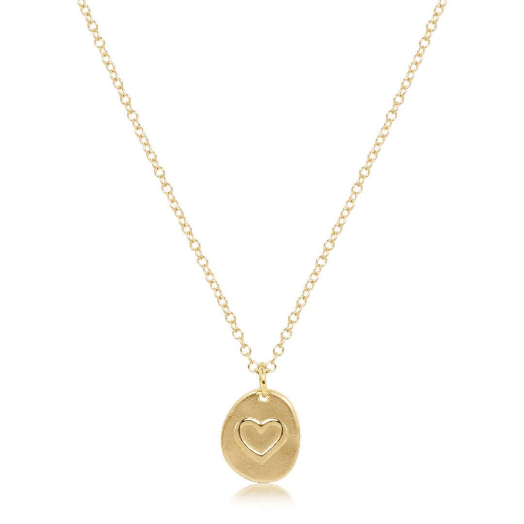 enewton 16" Necklace Gold - Inspire Love Small Gold Charm