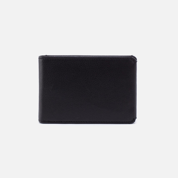 Hobo Bifold Wallet - Black Silk Napa Leather