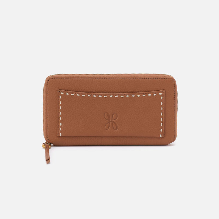 Hobo Hart Large Wallet -Warm Honey Pebbled Leather