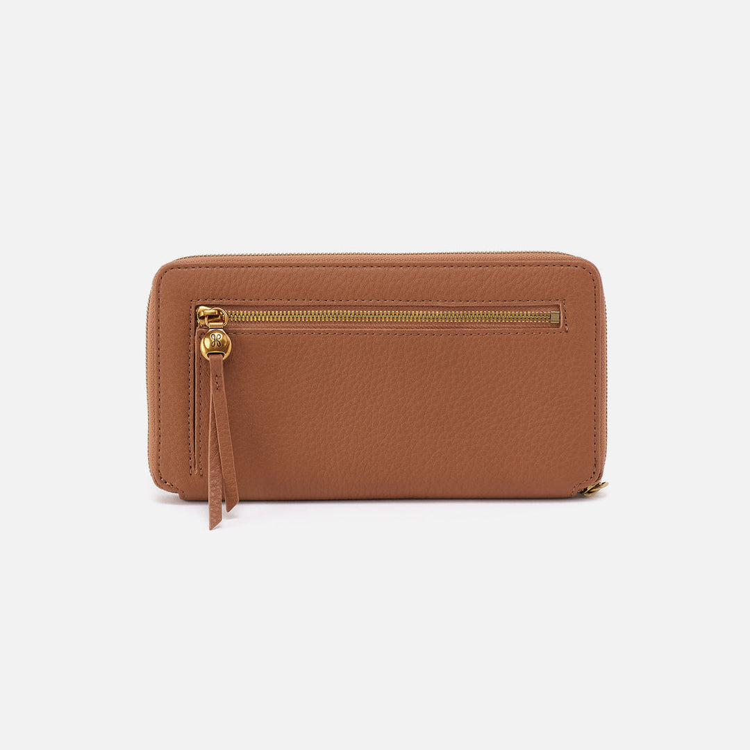Hobo Hart Large Wallet -Warm Honey Pebbled Leather