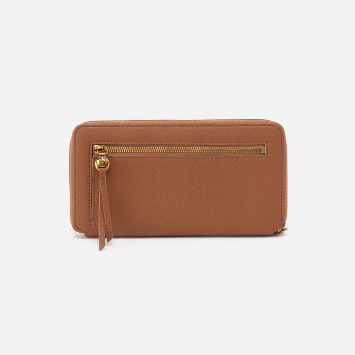 Hobo Hart Large Wallet -Warm Honey Pebbled Leather
