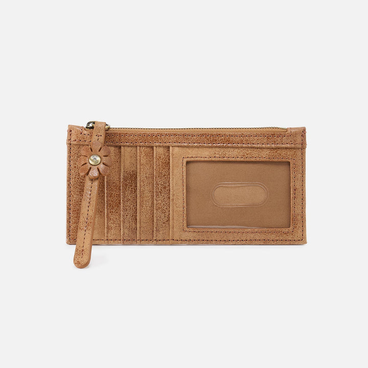 Hobo Carte Card Case - Whiskey Buffed Leather