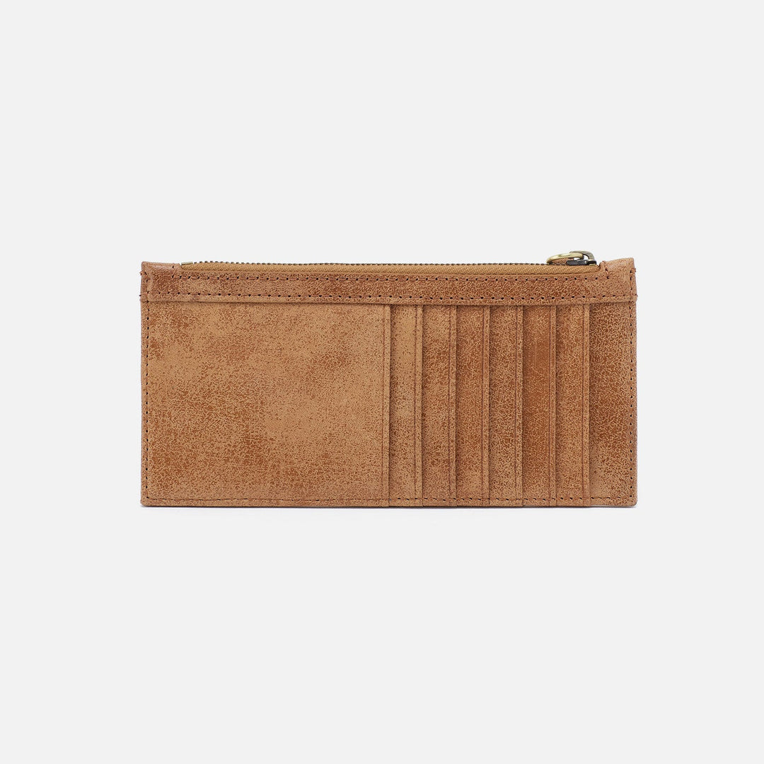 Hobo Carte Card Case - Whiskey Buffed Leather