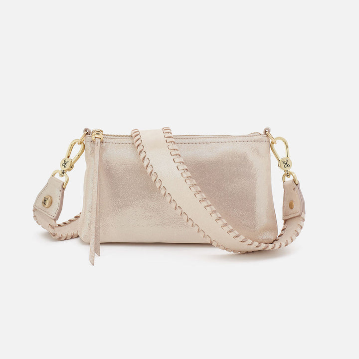 Hobo Darcy Convertible Crossbody - Sand Shimmer Metallic Leather