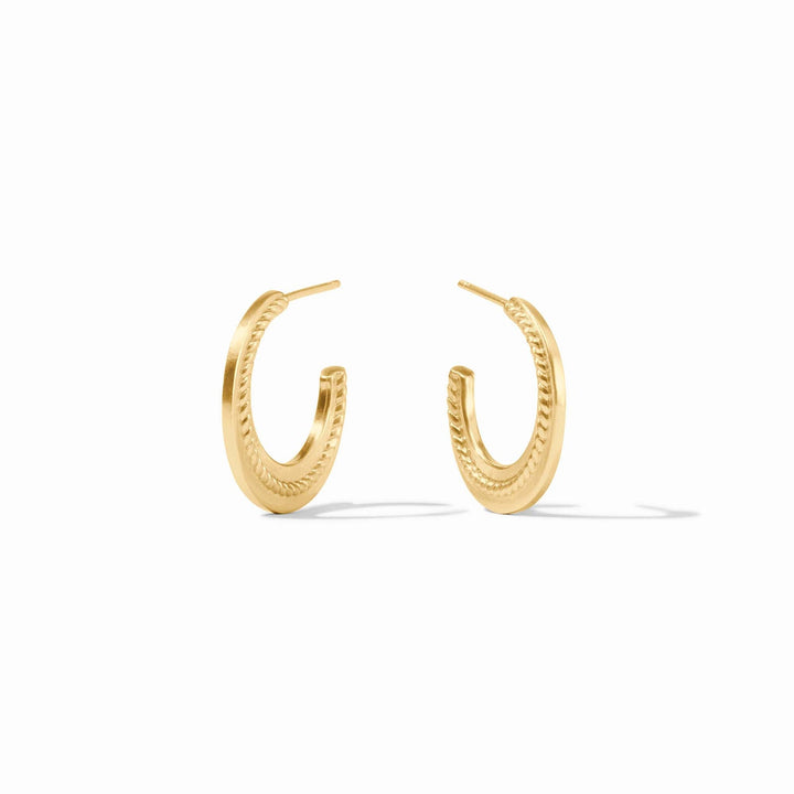 Julie Vos Nassau Crescent Hoop Earrings - Small