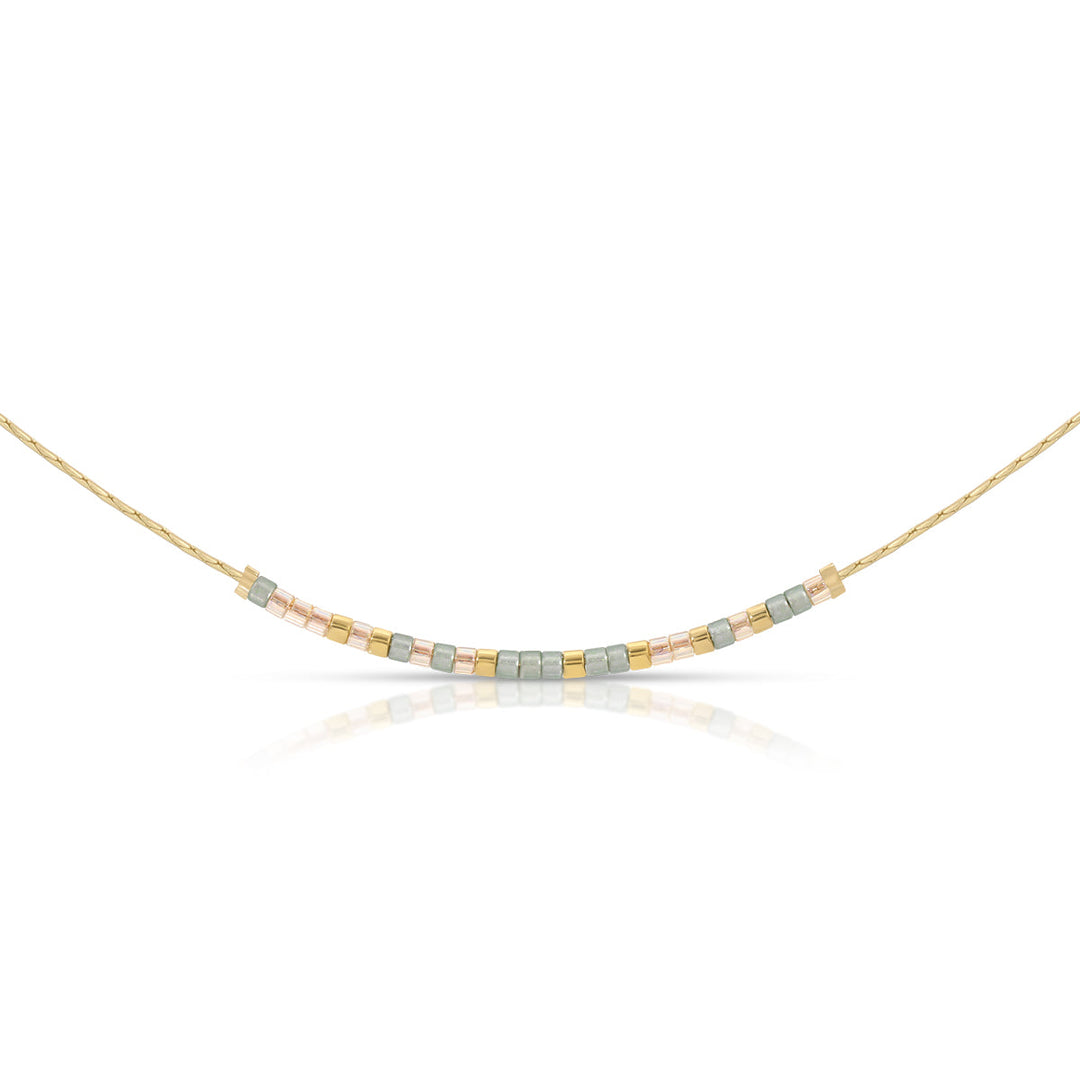 Dot & Dash Morse Code Necklace - Philippians 1:6 Becoming