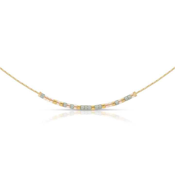 Dot & Dash Morse Code Necklace - Philippians 1:6 Becoming