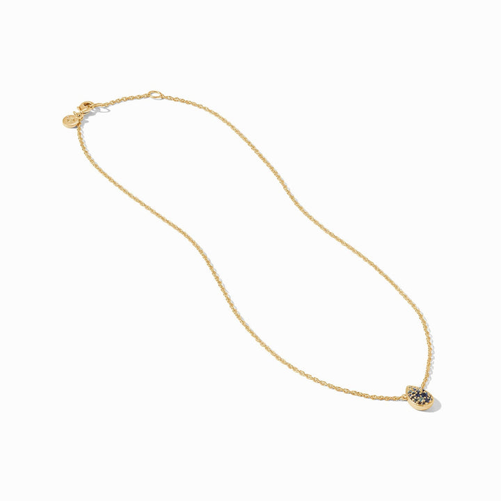 Julie Vos una Teardrop Delicate Necklace - Cubic Zirconia