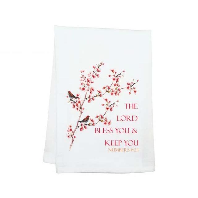 Standing On The Word Tea Towel - Lord Bless You Numbers 6:24