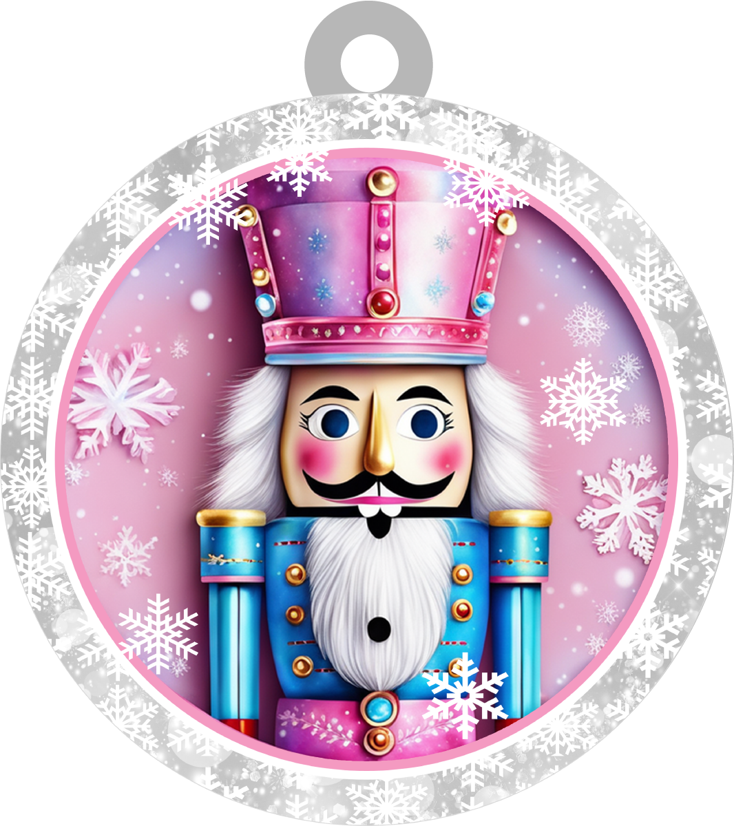 Nutcracker Circle Ornament