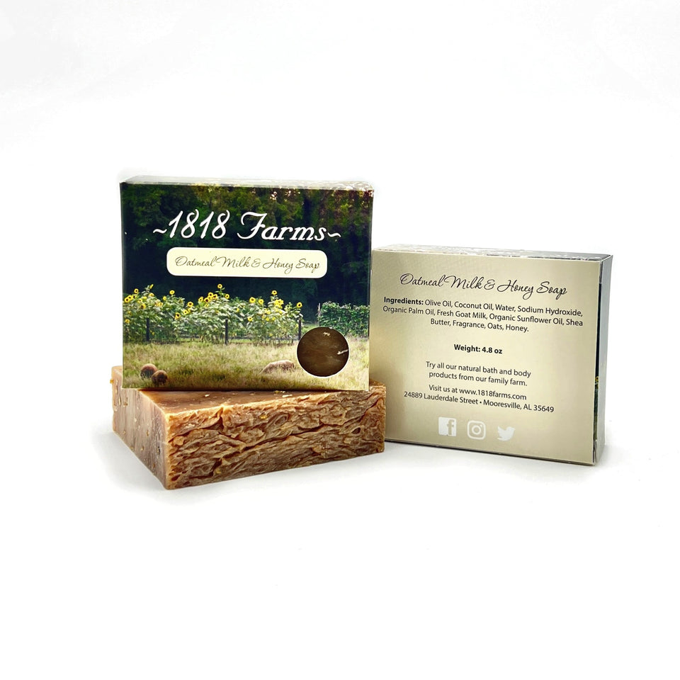 1818 Farms Handcrafted Soap - Oatmeal Milk & Honey