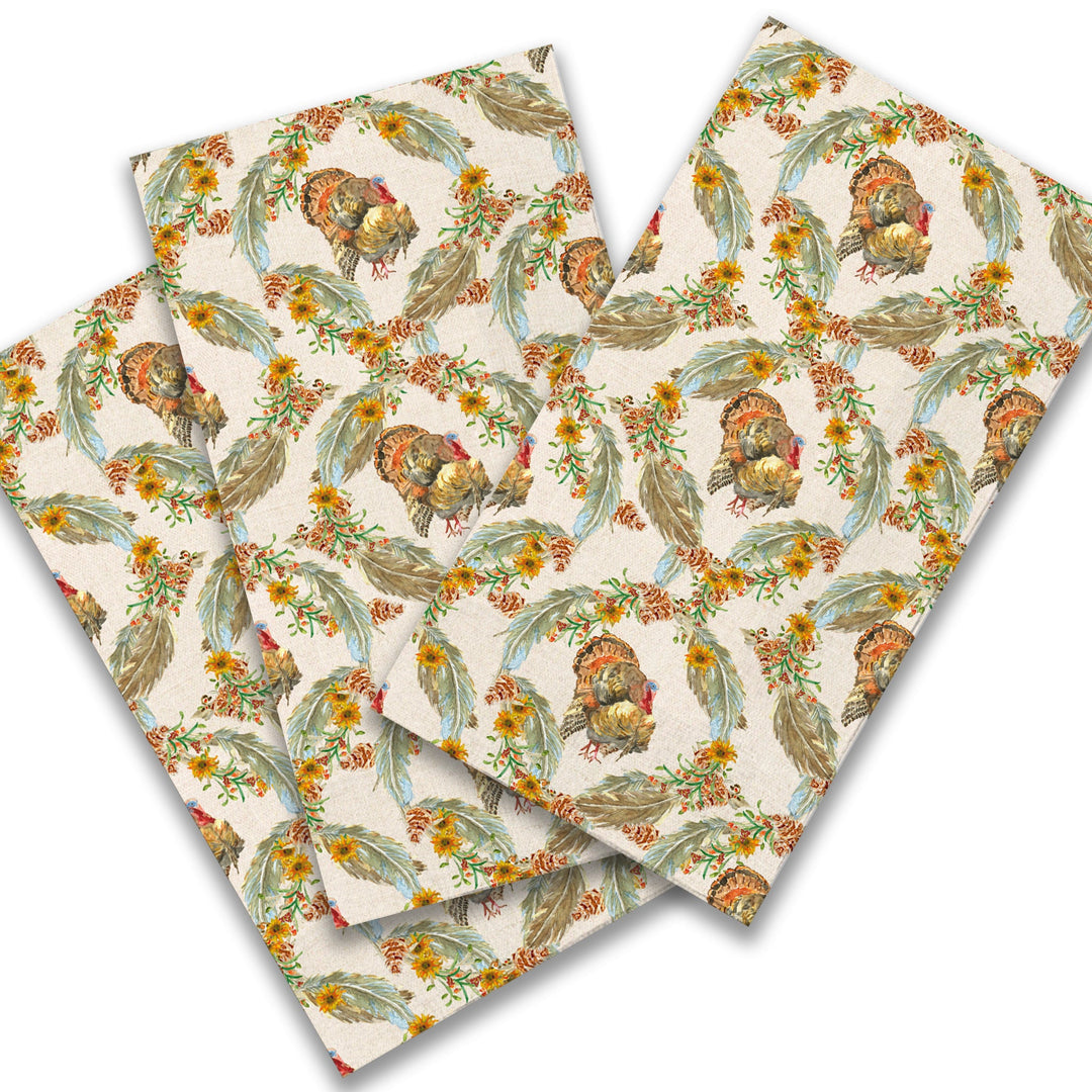 French Graffiti Guest Towel - Traditional Turkey