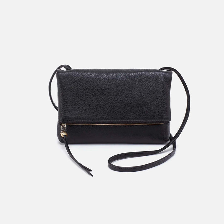 Hobo Grant Small Crossbody - Black Pebbled Leather