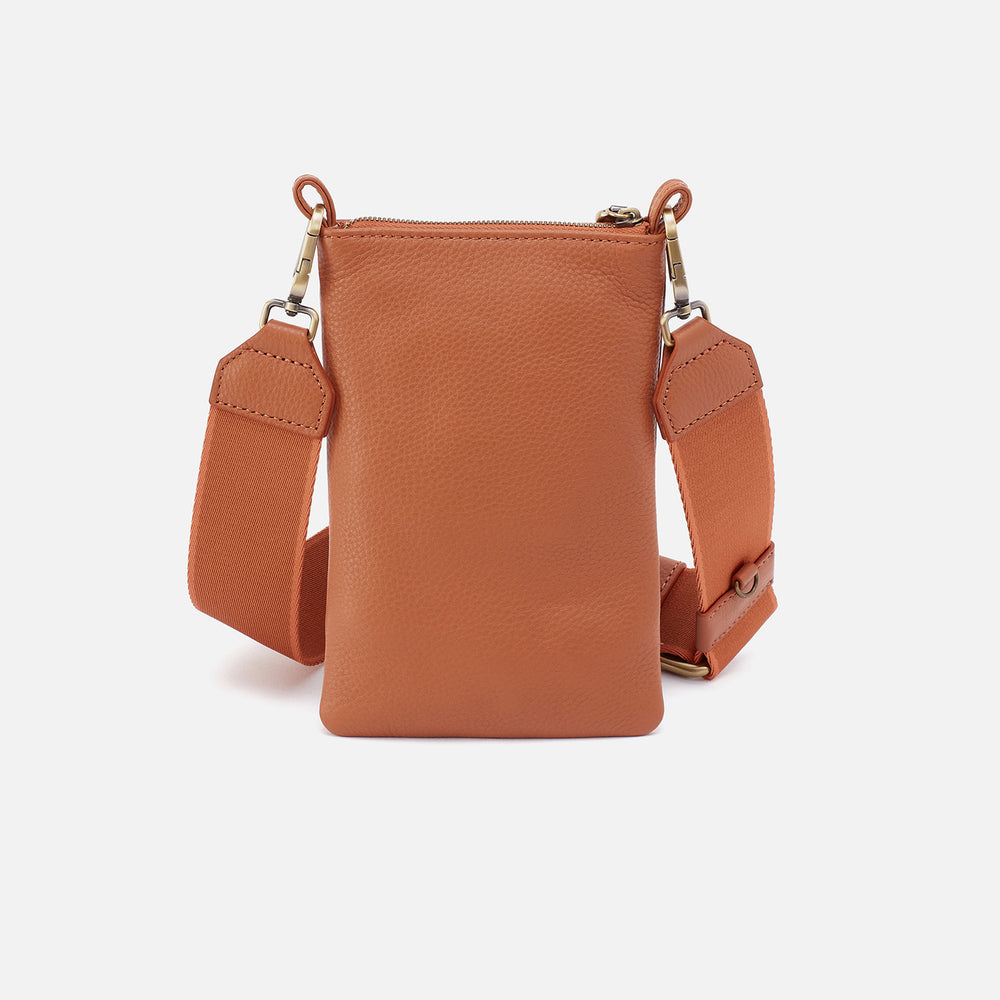 Hobo Cass Phone Crossbody - Butterscotch Pebbled Leather