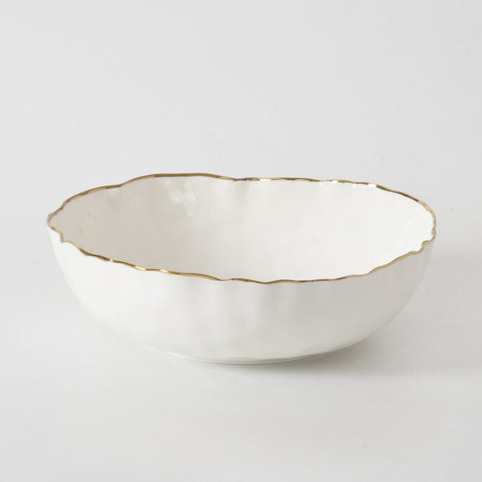 Pampa Bay Portofino Large Bowl - White/Gold