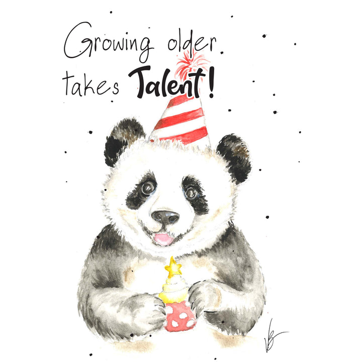 Millie Ann & Me Panda Birthday Card