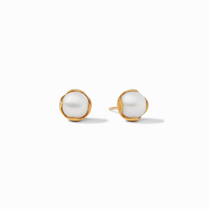 Julie Vos Penelope Stud Earrings - Pearl/Small