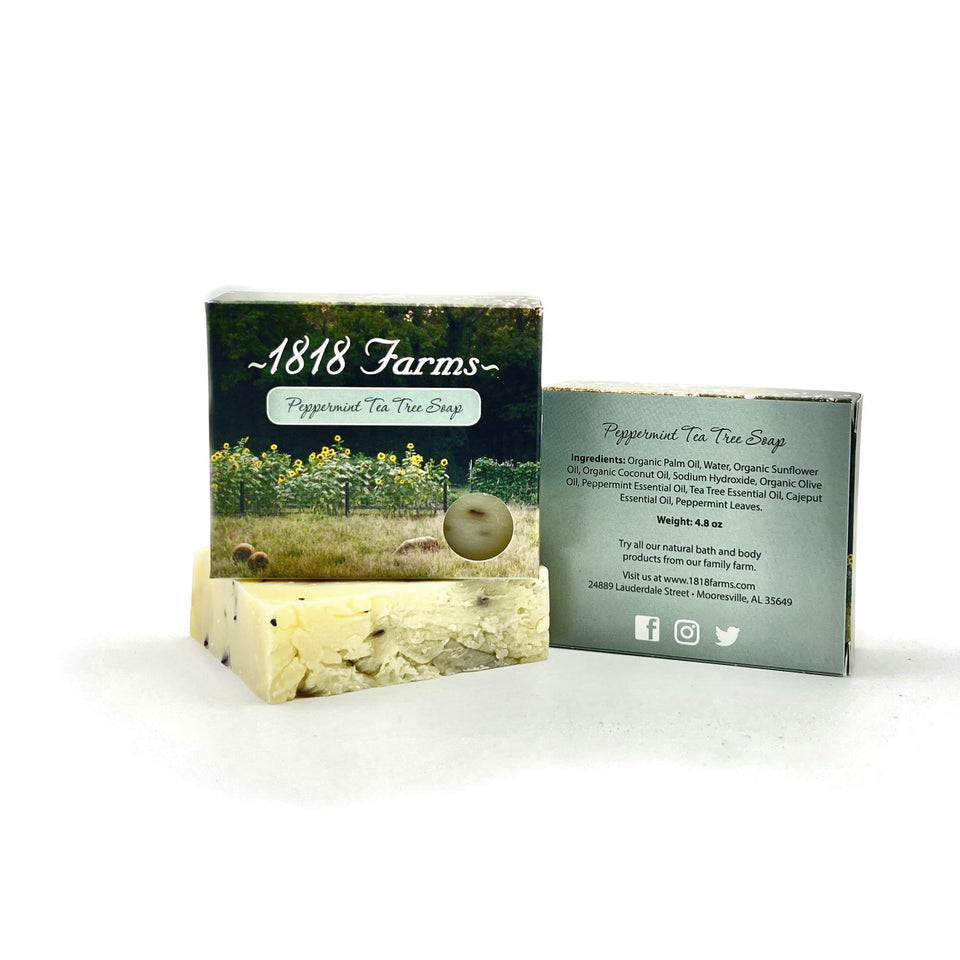 1818 Farms Handcrafted Soap - Peppermint Tea Tree