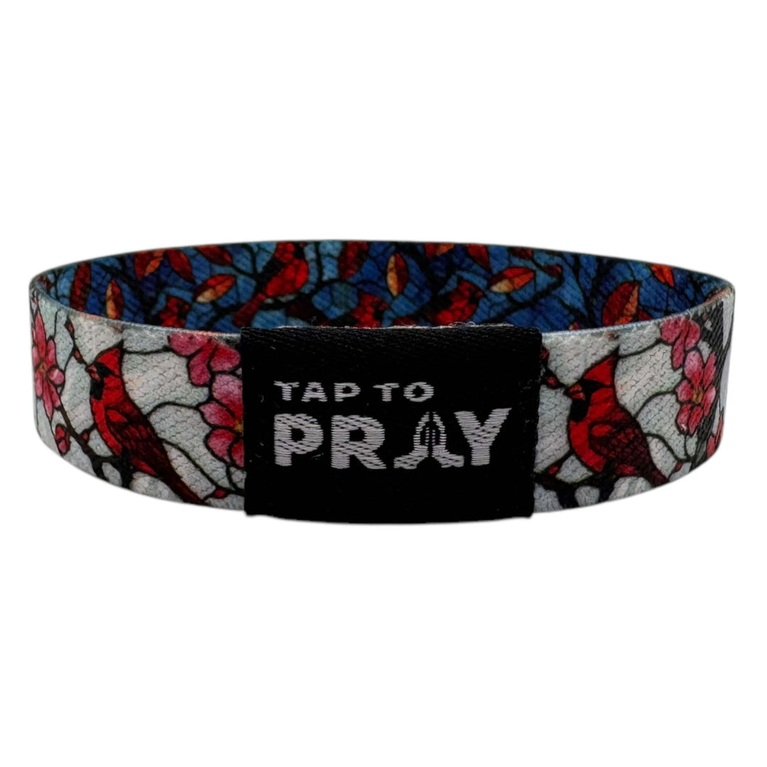 Versible® Tap To Pray™ - Wristband Cardinal