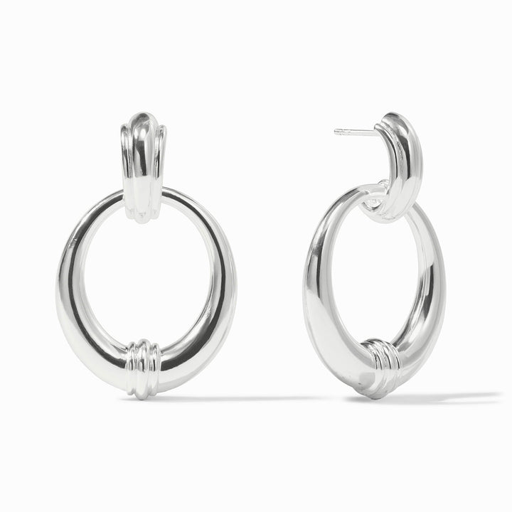 Julie Vos Portofino Doorknocker Earrings - Silver/OS