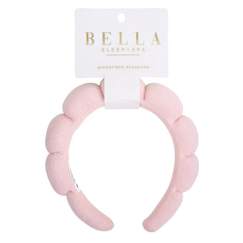 Bella Sleep + Spa Makeup Headband - Light Pink