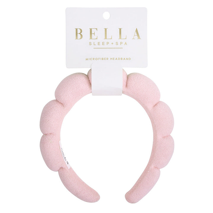 Bella Sleep + Spa Makeup Headband - Light Pink
