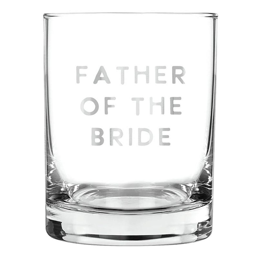 SBDS DOF Rocks Glass - Father of the Bride