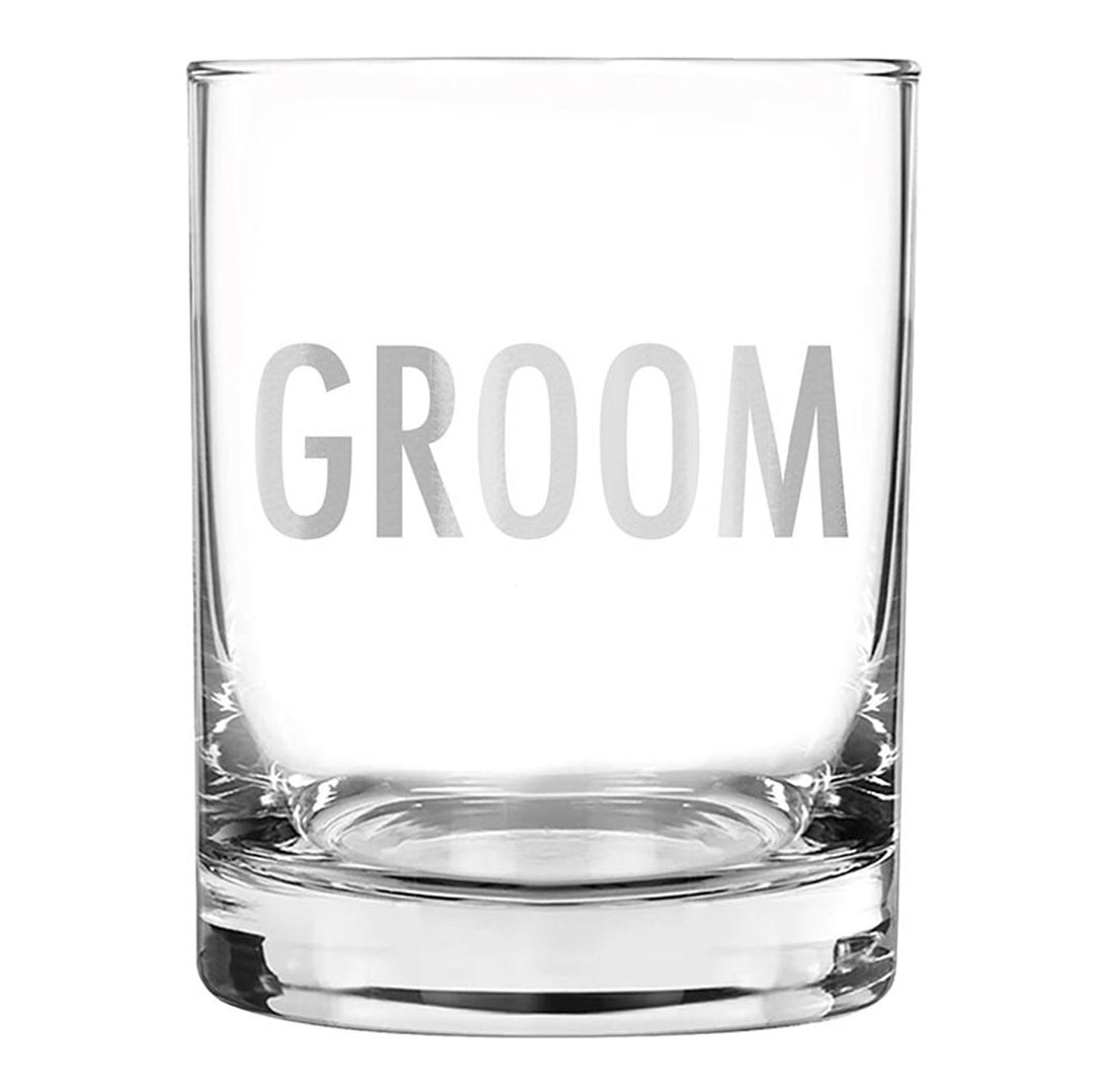 SBDS DOF Rocks Glass - Groom