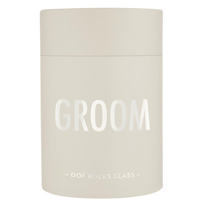 SBDS DOF Rocks Glass - Groom