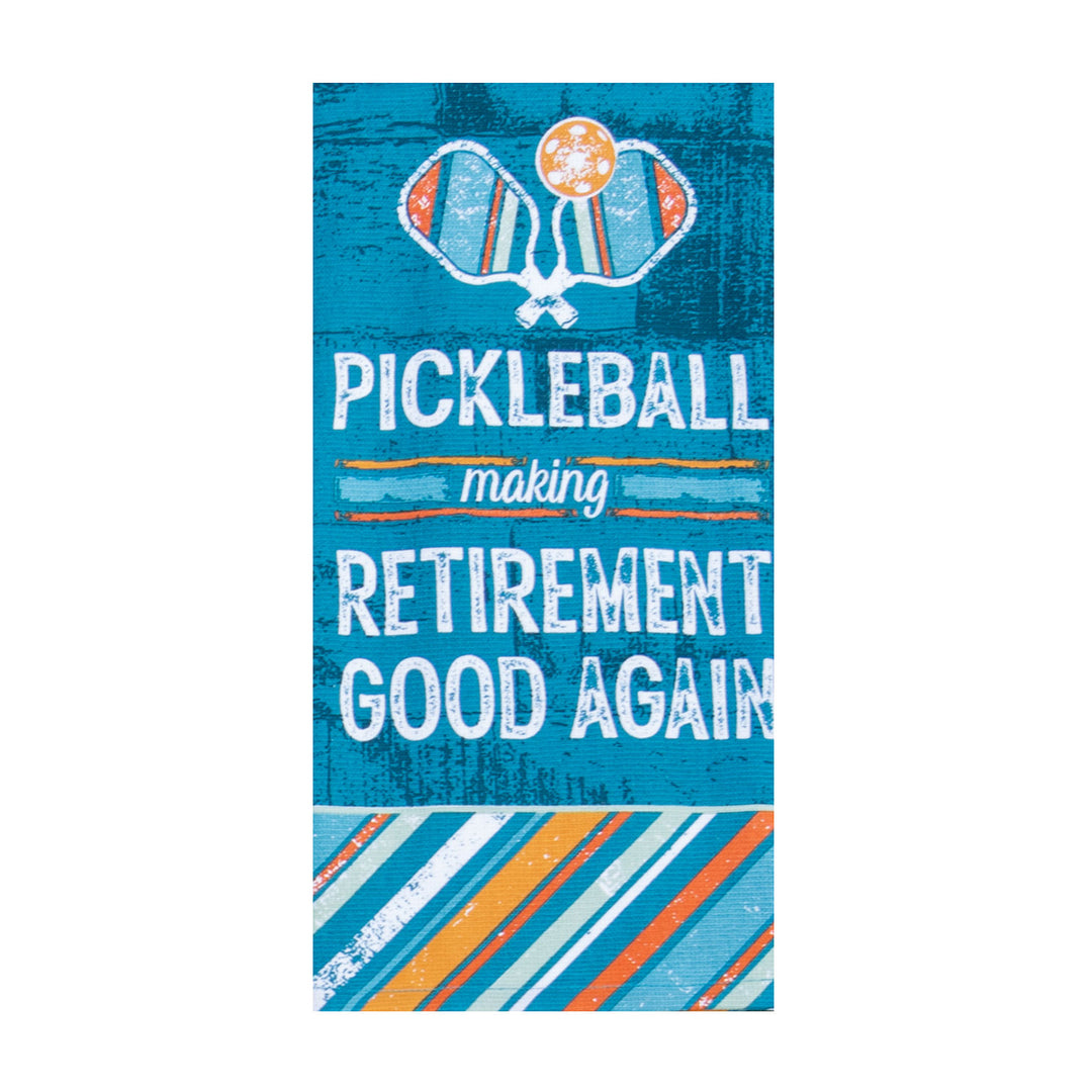Kay Dee Designs Pickleball Retirement Dual Purpose Towell