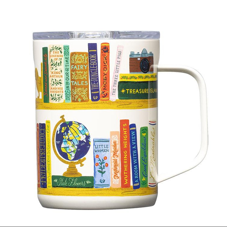 Corkcicle 16oz Coffee Mug - Rifle Paper Book Club