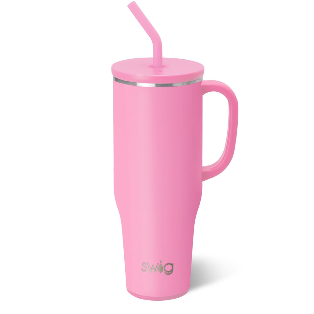 Swig Mega Mug 40oz - Shimmer Bubblegum