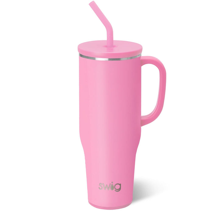 Swig Mega Mug 40oz - Shimmer Bubblegum