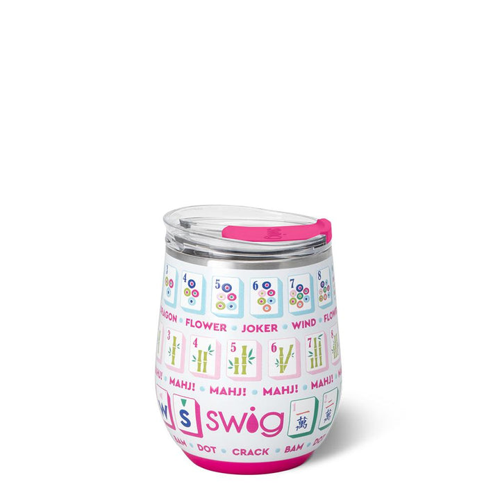 Swig Stemless Wine Cup 12oz - Mahjong