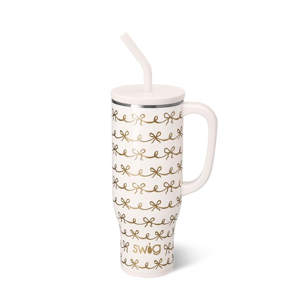Swig Travel Mega Mug 30oz - Pretty in Pearl