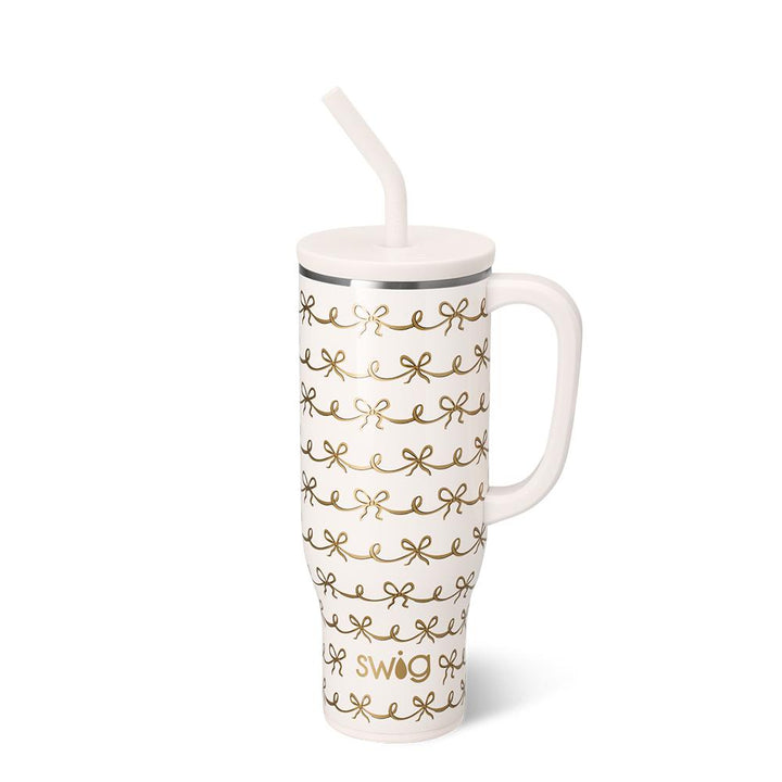 Swig Travel Mega Mug 30oz - Pretty in Pearl